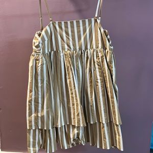 Asos Design Babydoll Striped Dress
